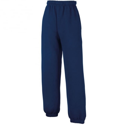 Picture of Fruit of the Loom Classic Elasticated Cuff Jog Pants, Navy