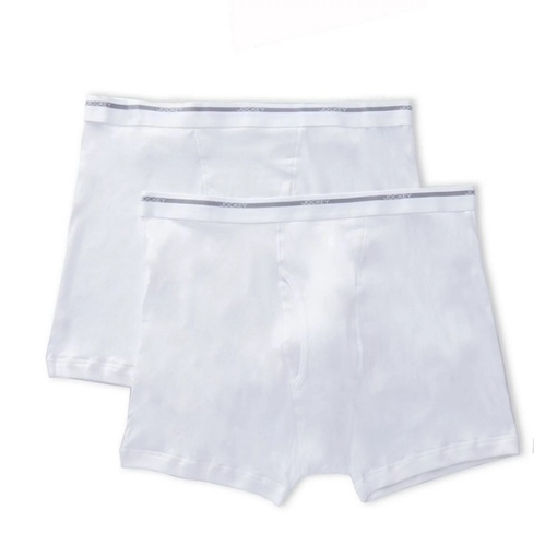 Picture of Jockey Pack of 2 Classic Fit Full-Rise Boxer Brief, White