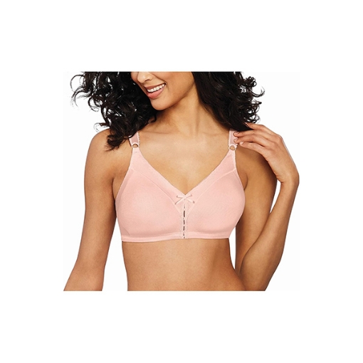 Picture of Bali Double Support Cotton Blend Wireless Bra, Blushing Pink