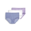 Picture of Jockey Supersoft Classic Fit Brief 3pcs, Crochet Tile / Soft Lilac / White