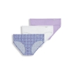 Picture of Jockey Supersoft Classic Fit Bikini 3pcs, 10010173-Crochet Tile / Soft Lilac / White