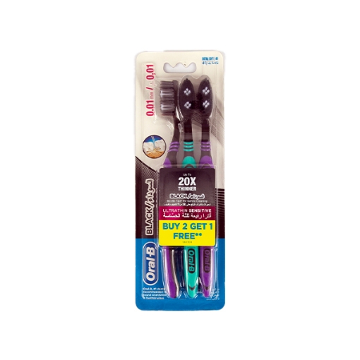 Picture of Oral B Brush Ultra  Black 40 Soft 2+1