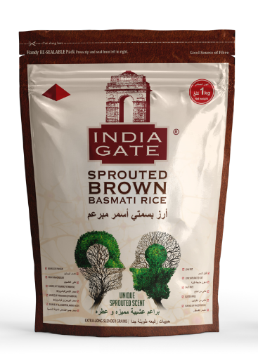 Picture of India Gate – Sprouted Brown – Basmati Rice – Poly 1 Kg