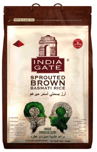 Picture of India Gate – Sprouted Brown – Basmati Rice – Poly 5 Kg