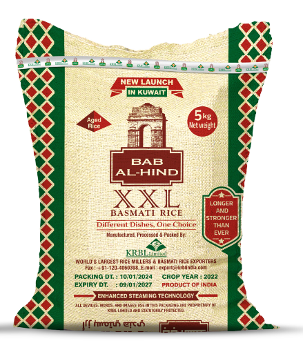 Picture of Bab Al Hind – Xxl – Basmati Rice – Jute 5 Kg