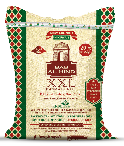 Picture of Bab Al Hind – XXL – Basmati Rice – Jute 20 Kg