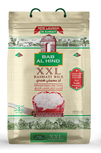 Picture of Bab Al Hind – XXL – Basmati Rice – Poly 5 Kg