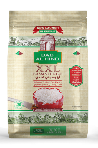 Picture of Bab Al Hind – XXL – Basmati Rice – Poly 20 Kg