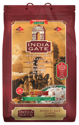 Picture of India Gate – Basmati Rice – Classic Supreme – Poly 10 Kg