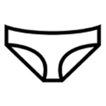 Women's No Show Cotton Blend With Lace Bikini Underwear In Nude Size Large  | Vanishing Edge Pan