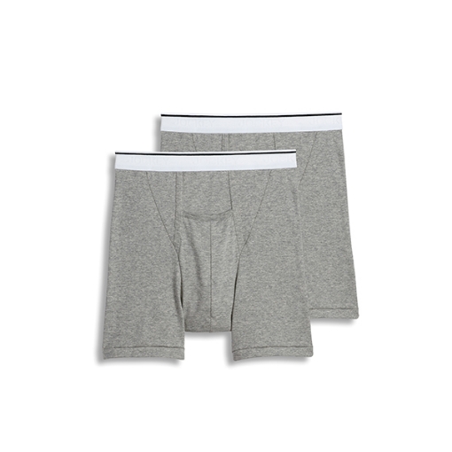 Picture of Jockey Pack of 2 Pouch Classic Fit Boxer Brief, Grey