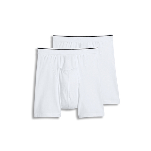 Picture of Jockey Pack of 2 Pouch Classic Fit Boxer Brief, White