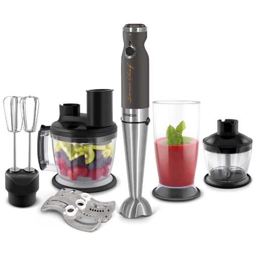 Picture of SENCOR Hand Blender SHB-5501CH 9 in 1, TITANIUM Quad Blade