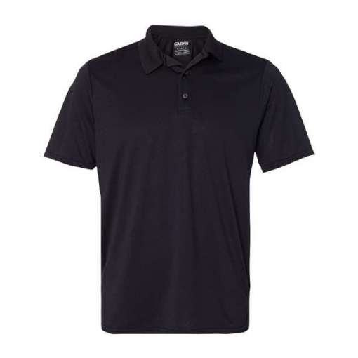 Picture of Gildan Polo Shirt Short Sleeve, Black 2XL