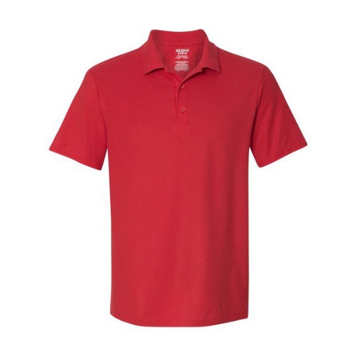 Picture of Gildan Polo Shirt Short Sleeve, Red