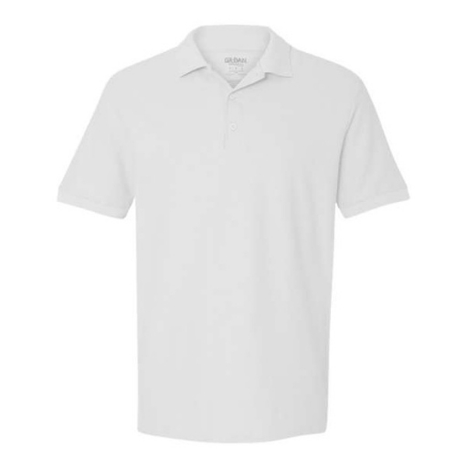 Picture of Gildan Polo Shirt Short Sleeve, White