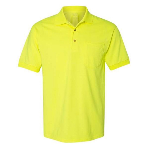 Picture of Gildan Polo Shirt Short Sleeve, Safety Green