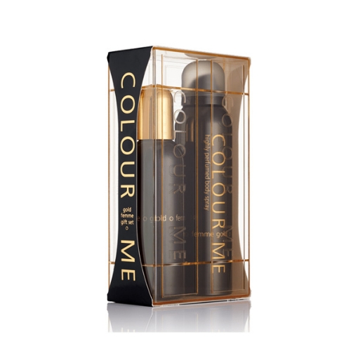 Picture of Colour Me Femme Gold 100ML EDP + 150ML Body Spray Gift Set