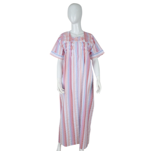 Picture of Miss Nish London Gown Short Sleeve-RE22-19-A, Flamingo