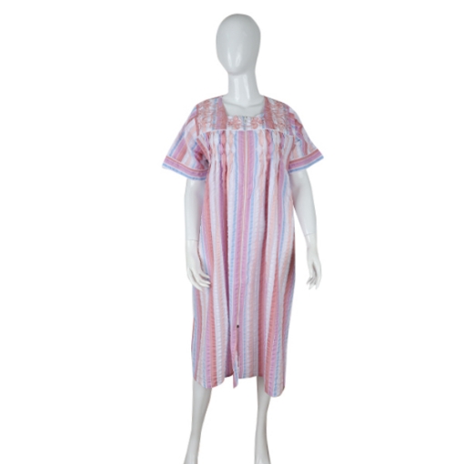 Picture of Miss Nish London Midi Gown Short Sleeve-RE22-19-C, Flamingo