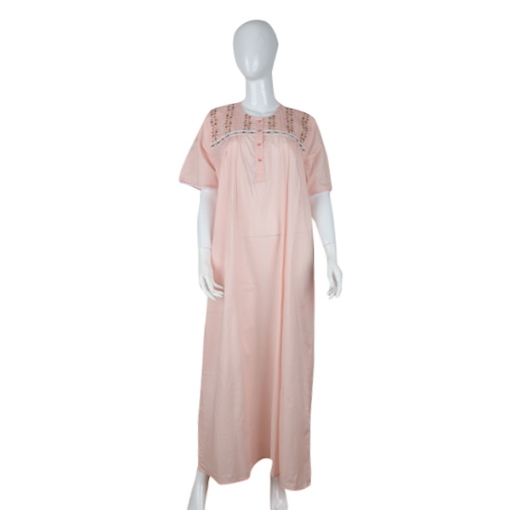 Picture of Angel Wear Short Sleeve Gown-RE22-22-A, Peach