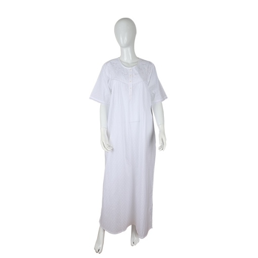 Picture of Angle Wear Gown Short Sleeve-RE23-38-A, White