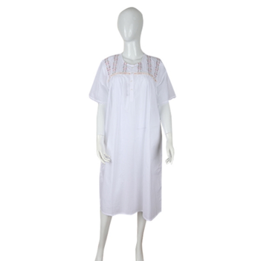 Picture of Angel Wear Midi Gown Short Sleeve-RE22-22-C, White