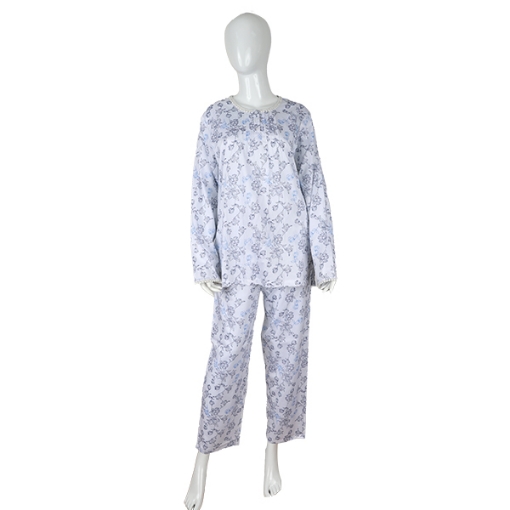 Picture of Angel Wear Pajama Set Long Sleeve-RE22-09-D, White