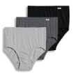 Picture of Jockey Elance Classic Fit Brief 3pcs, 10010165, Grey Heather / Charcoal Grey Heather / Black