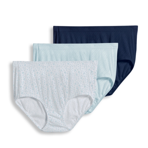 Picture of Jockey Elance Breathe Classic Fit Brief 3pcs, 10021439, Frothy Blue