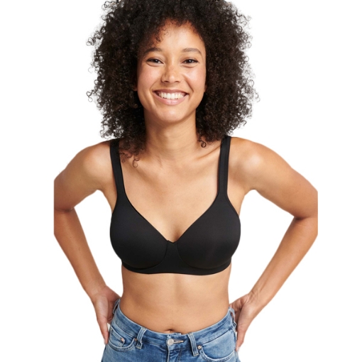 Picture of Jockey Forever Fit Full coverage Molded cup Bra 1pcs,10010181, Black