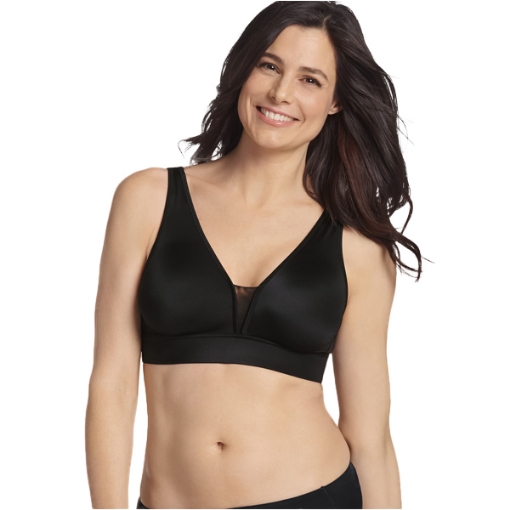 Picture of Jockey Forever Fit V-Neck Light Lined Cup Bra 1pcs,10010182, Black