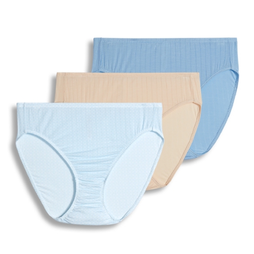 Picture of Jockey Supersoft Breathe Classic Fit French Cut 3pcs,10010179, Geo Line / Barely Peach / Watercolor Blue