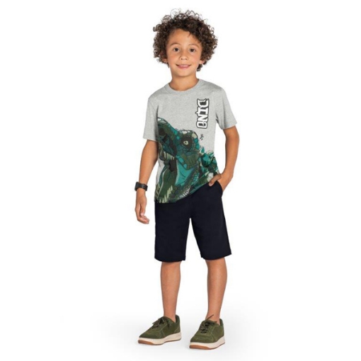 Picture of Set With Brandili Dinosaur Print, 10027275, Grey