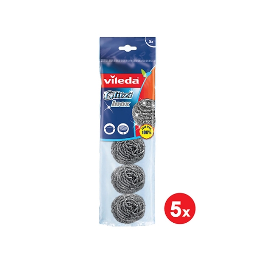 Picture of Vileda Inox Metallic Spiral Scourer 5 pcs