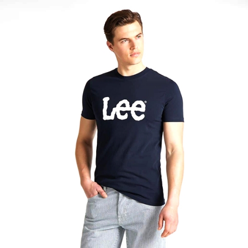 Picture of Lee T-Shirt Short Sleeve, 10013873 -Navy Drop