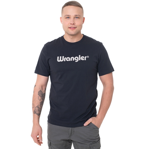 Picture of Wrangler T-Shirt Short Sleeve, 10032848 -Black