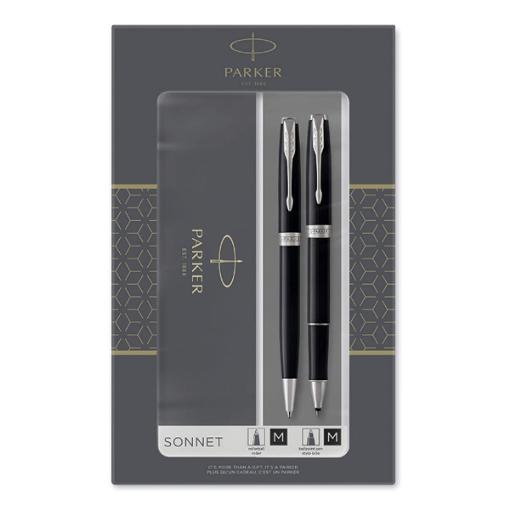 Picture of Parker Sonnet Gift Set with Ballpoint Pen & Rollerball Pen,PK2093259