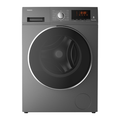 Picture of Galanz Front Loading Washing Machine 10Kg Dryer-Inverter - Titanium Grey, 10032640