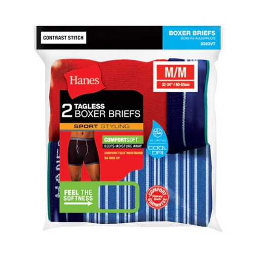 Picture of Hanes Pack of 2 Comfort Flex Boxer Brief, 10012768, Assorted