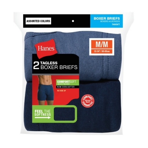 Picture of Hanes Pack of 2 Boxer Brief, 10012834, Assorted