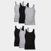 Picture of Hanes Pack of 6 Red Label Sleeveless Undershirt, 10014904, Assorted