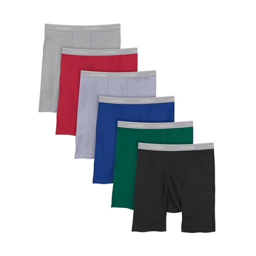 Picture of Hanes Pack of 6 Boxer Brief, 10022317, Assorted