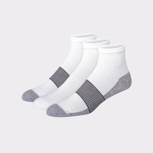 Picture of Hanes Pack of 3 Socks Ankle , 10032894, White