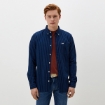 Picture of Wrangler Shirt Long Sleeve, 10031410, Mid Indigo