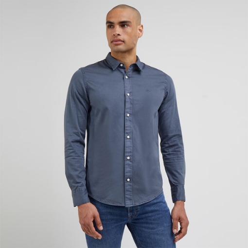 Picture of Lee Shirt Long Sleeve, 10031896, Taint Grey