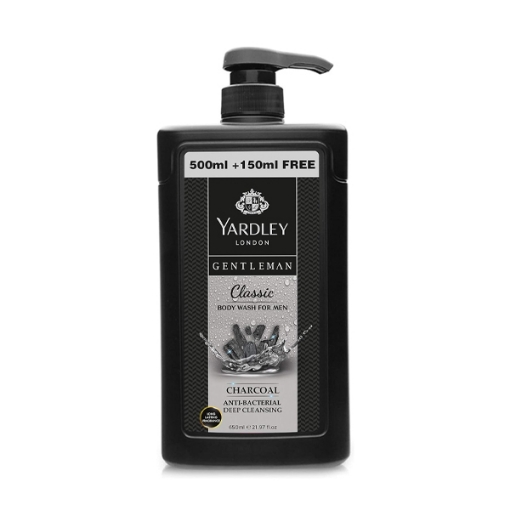 Picture of Yardley London Body Wash Gentleman Classic For Men's, Anti Bacterial Deep Cleansing, 650ml