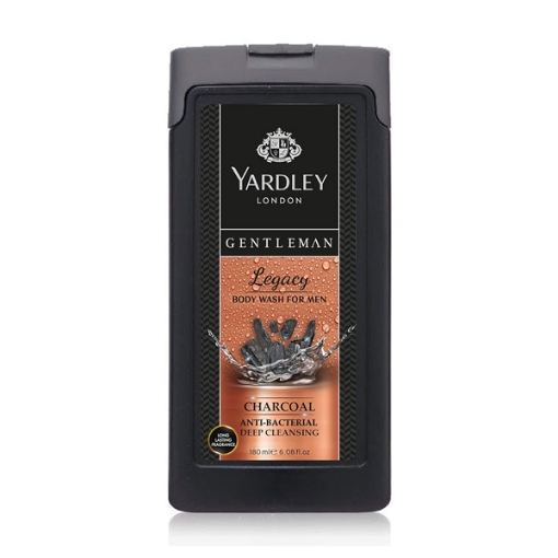 Picture of Yardley London Body Wash Gentleman Legacy For Men, Anti Bacterial Deep Cleansing, 180 ml