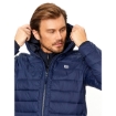 Picture of Lee Hooded Puffer Jacket,10031403-Navy Blue