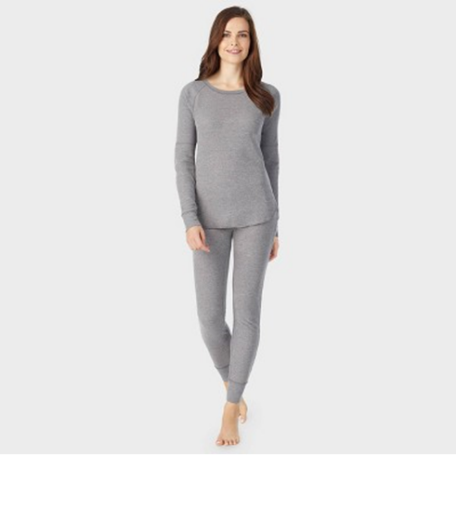 Picture of Sylvia'S Secret Termal Set Long Sleeve-SD001-Grey